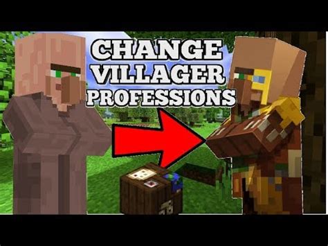 How to change a Villager's profession in Minecraft .